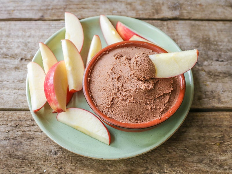 Cacao and Creamed Coconut Sweet Hummus | Lucy Bee Shop Recipes