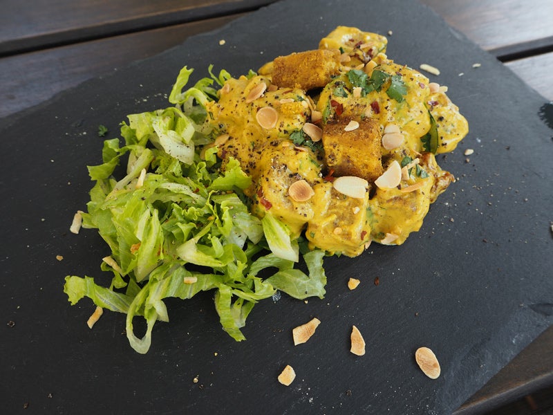 Creamy Coronation Tofu with Turmeric
 &ndash; Lucy Bee
