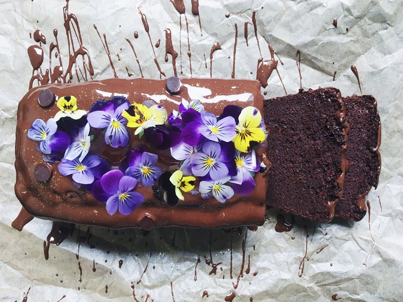 Cacao and Courgette Cake | Lucy Bee
