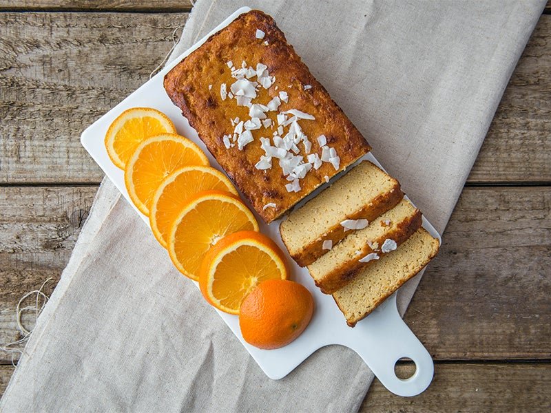 Creamed Coconut and Orange Cake | Lucy Bee Shop Recipes