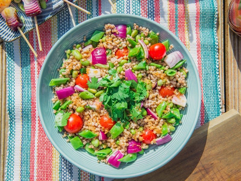 Buckwheat Salad with Tamari and Sesame Dressing
 – Lucy Bee