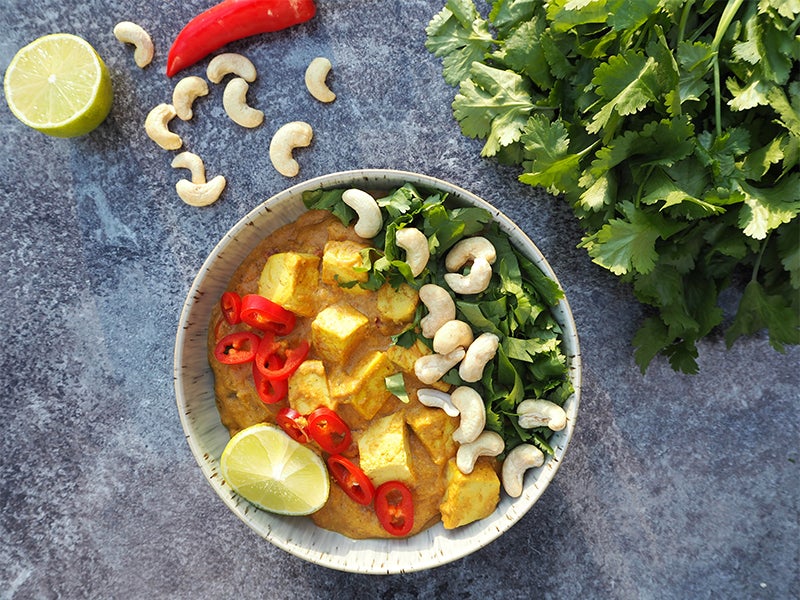 Tofu Recipe: Vegan Creamy Cashew Tofu Curry | Lucy Bee Shop Recipes