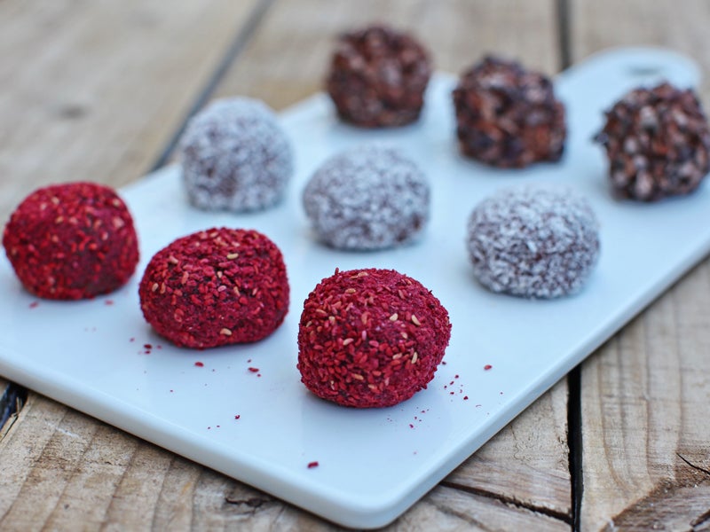Caramel Truffles with Nut Butter and Cinnamon
 – Lucy Bee