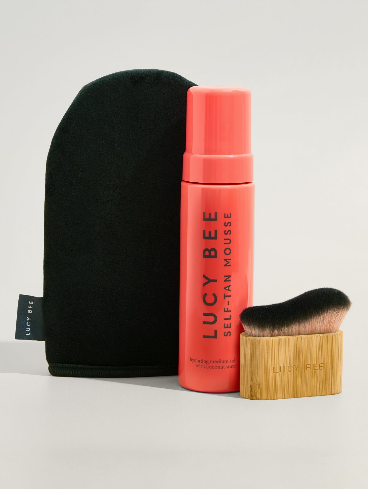 Tan Mousse, Mitt & Brush