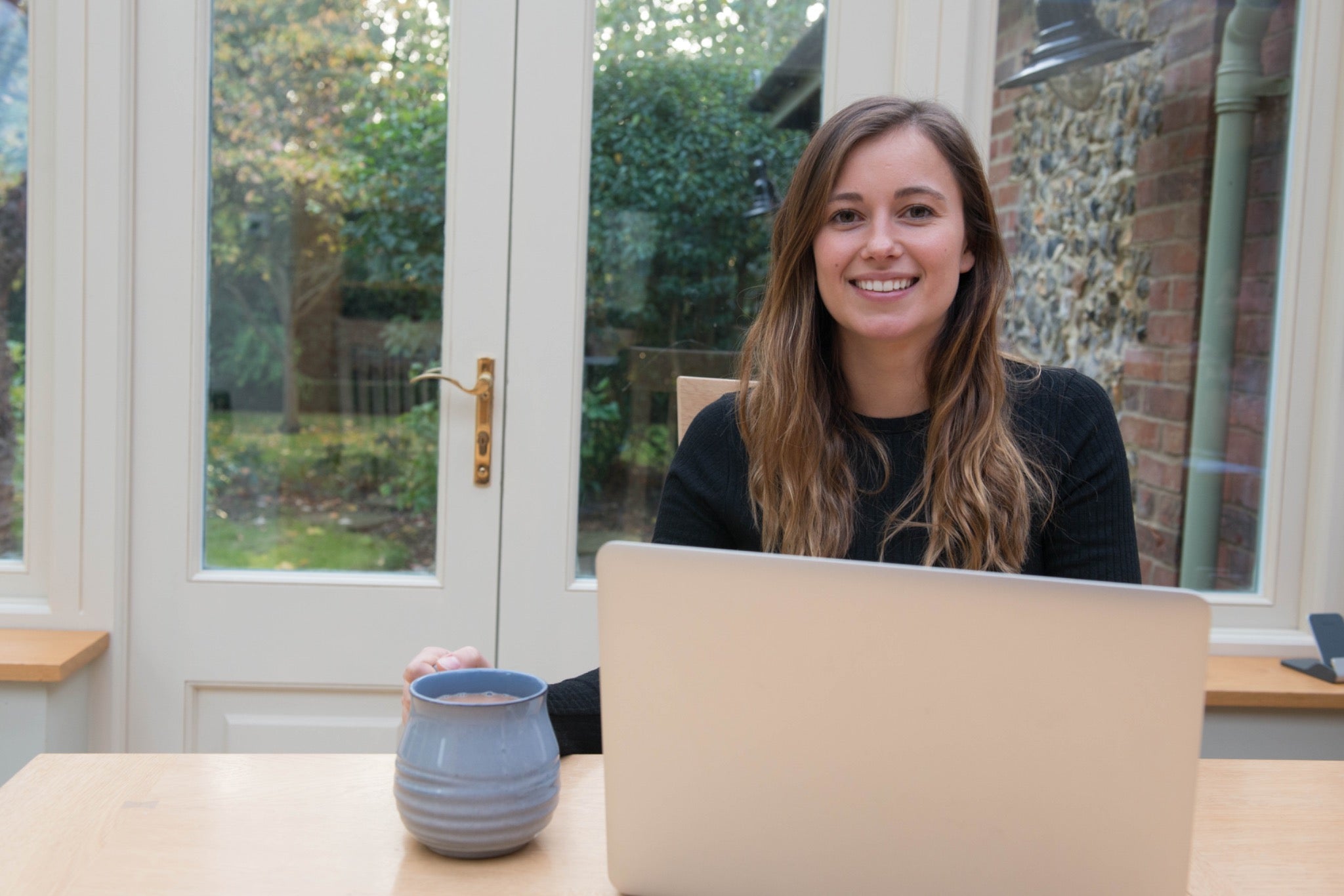 Daisy, Lucy Bee’s in-house Registered Associate Nutritionist, at work