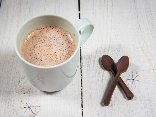 Cacao Chocolate Spoons for Drinking Chocolate or Snacking