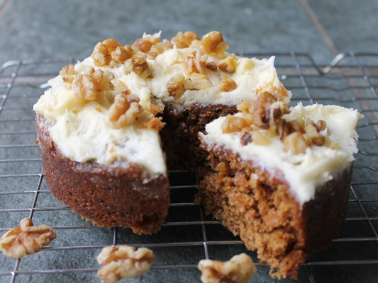 Carrot Cake with Walnuts and Coconut