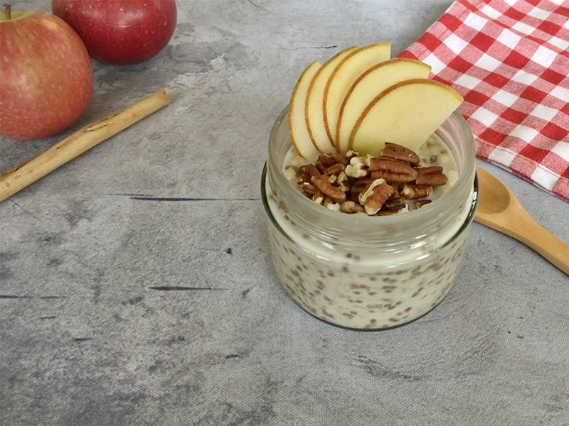 Chai Spiced Apple Overnight Oats | Lucy Bee Shop Recipes