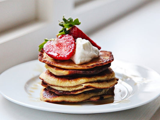 Coconut Flour and Banana Pancakes