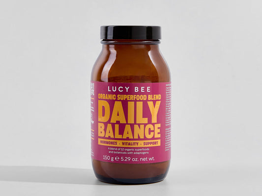 lucy bee organic daily balance to support you through times of stress