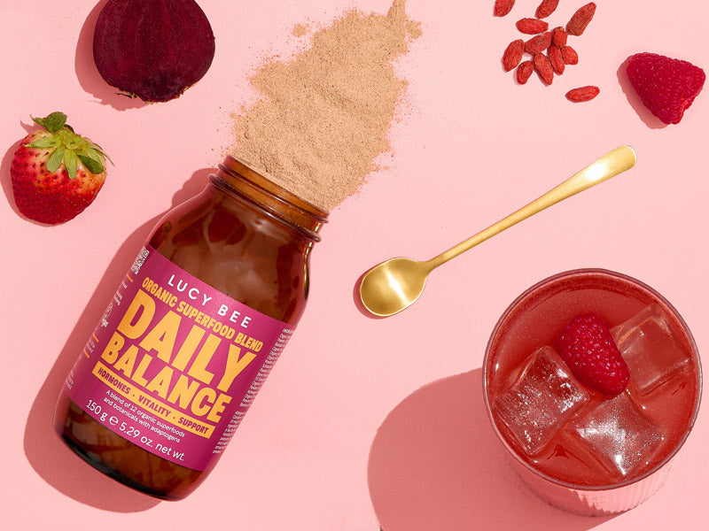 Lucy Bee Organic Daily Balance superfood blend