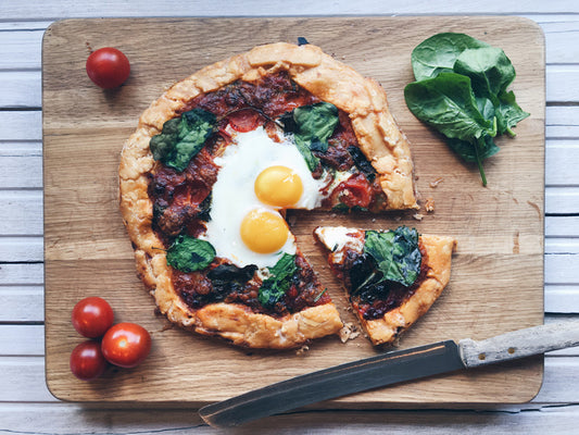 Florentine Galette Pizza with Spinach