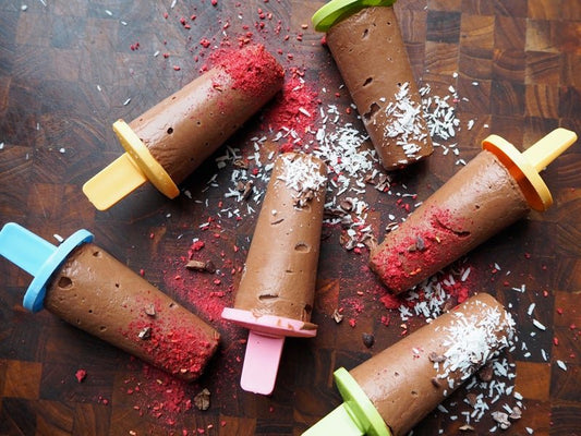 Vegan Chocolate Fudge Ice Lollies