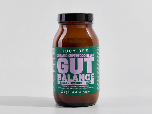 support gut health with probiotics, fibre and enzymes, organic blend