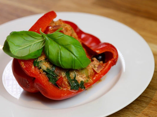 Quinoa and Ricotta Stuffed Peppers