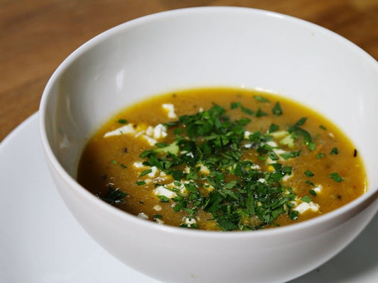 Creamed Coconut and Pumpkin Soup