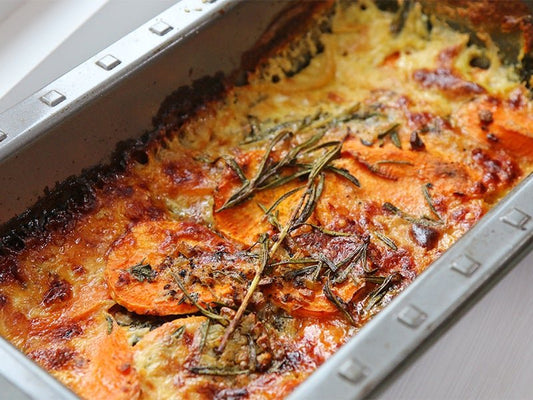 Sweet Potato Dauphinois with Rosemary