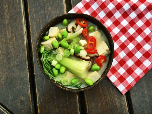 Tofu and Lemongrass Soup with Coconut Milk