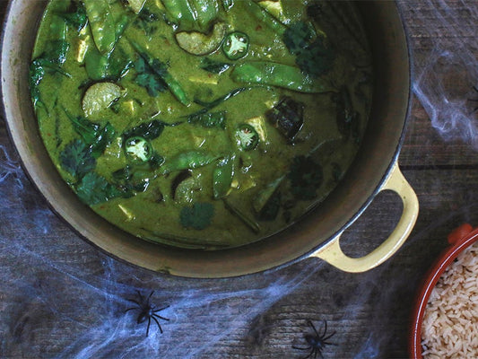 Witches Cauldron Curry with Creamed Coconut