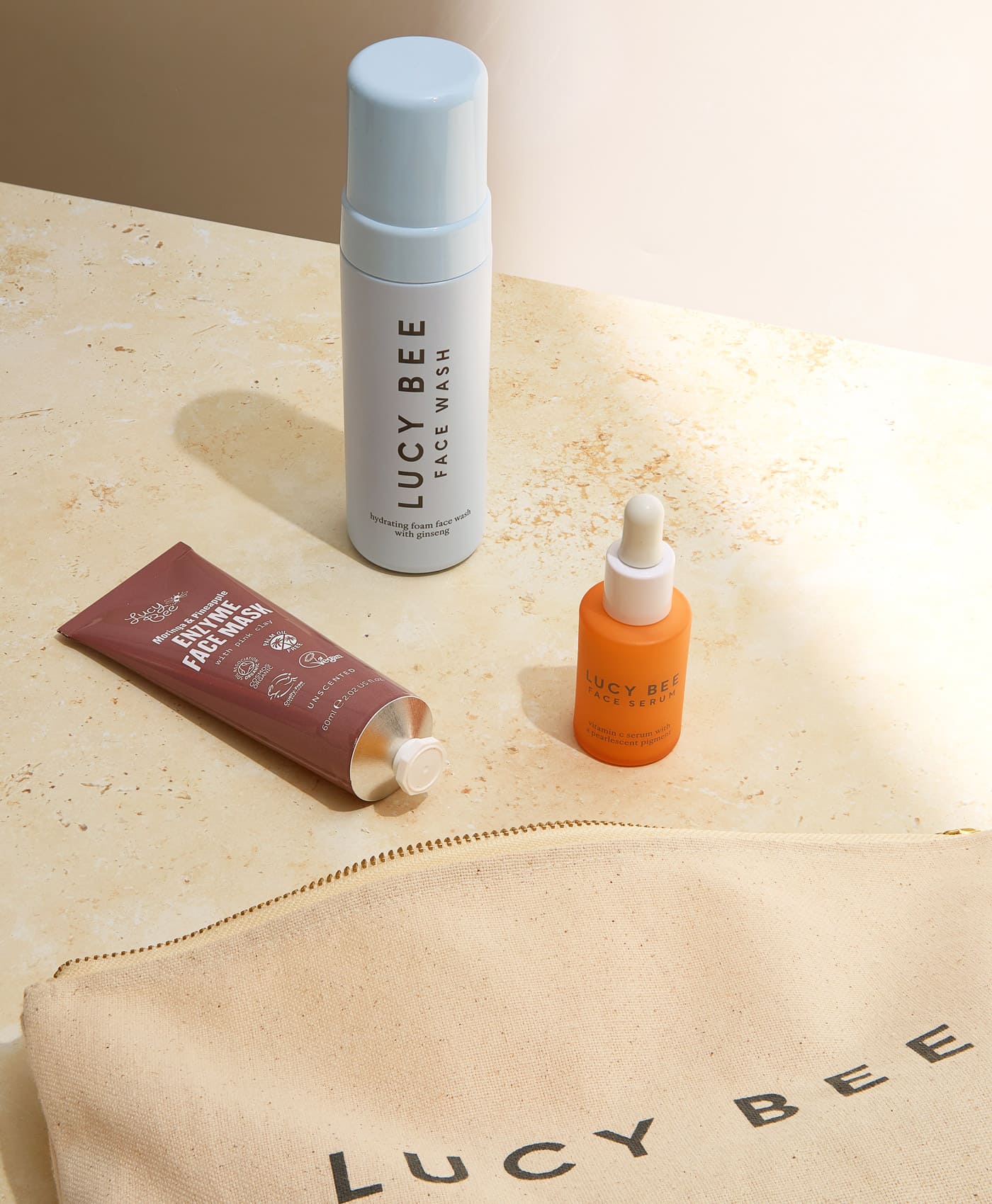 Revitalising Skin Care Kit with Travel Wash Bag