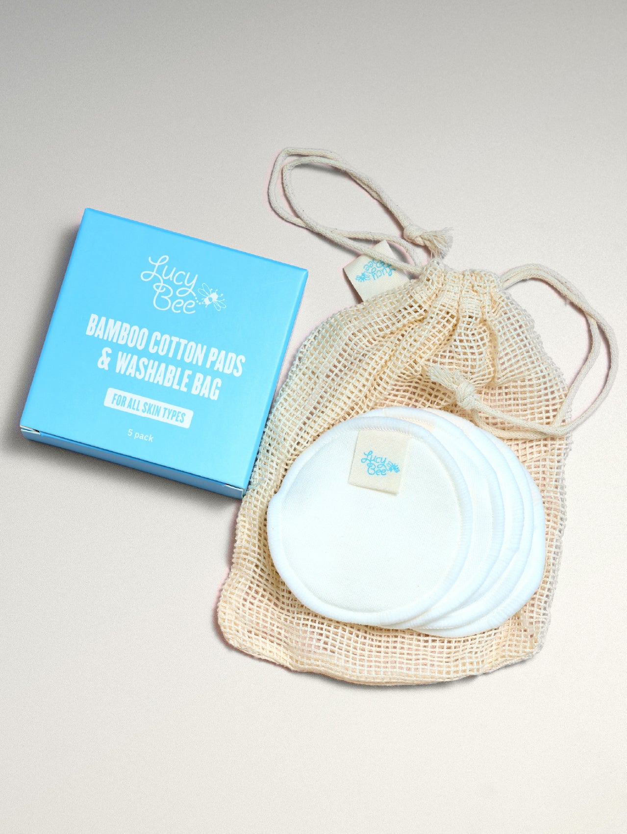 Super Soft Reusable Bamboo Cotton Pads (5 pack)