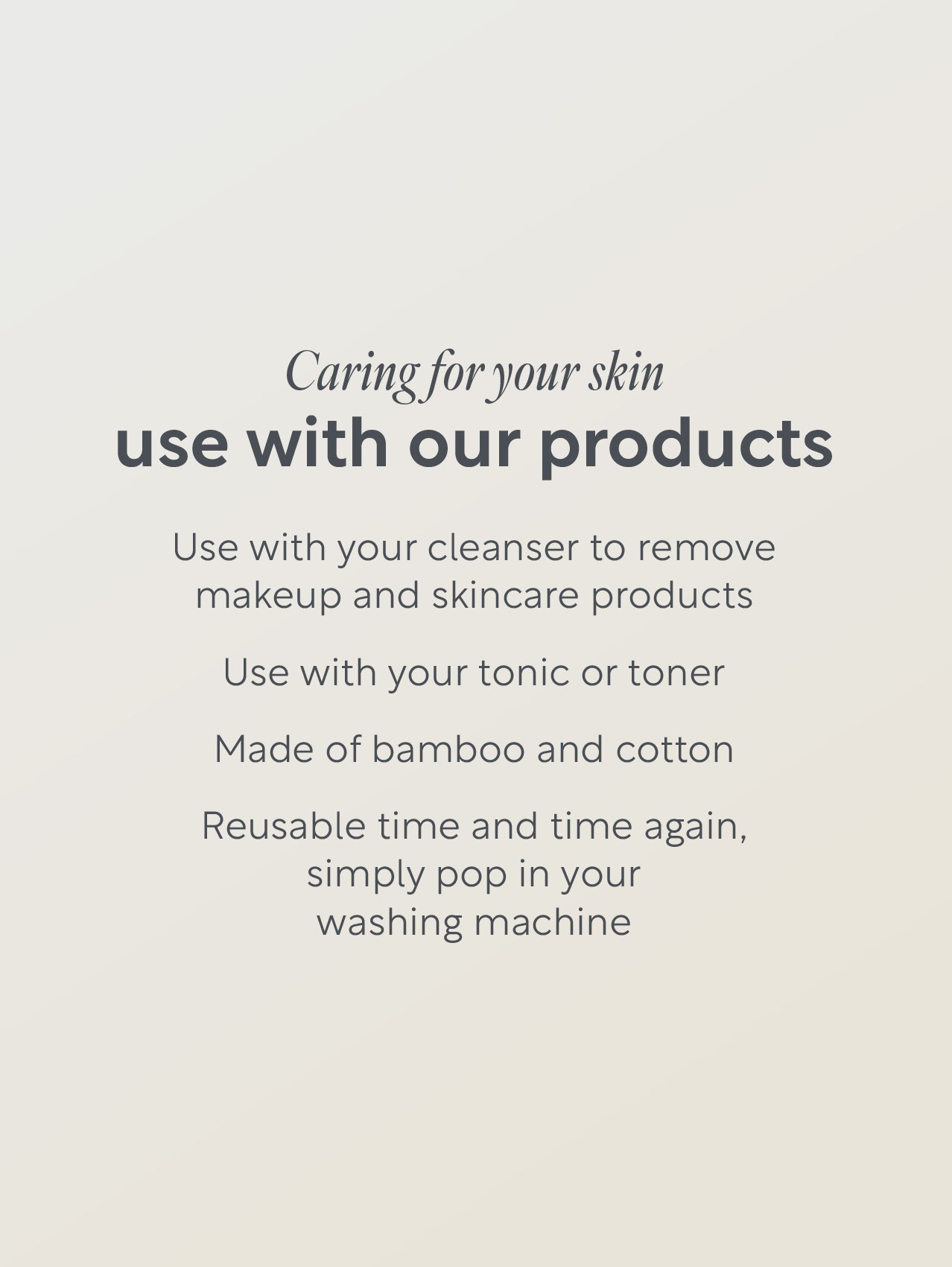 Super Soft Reusable Bamboo Cotton Pads (5 pack)