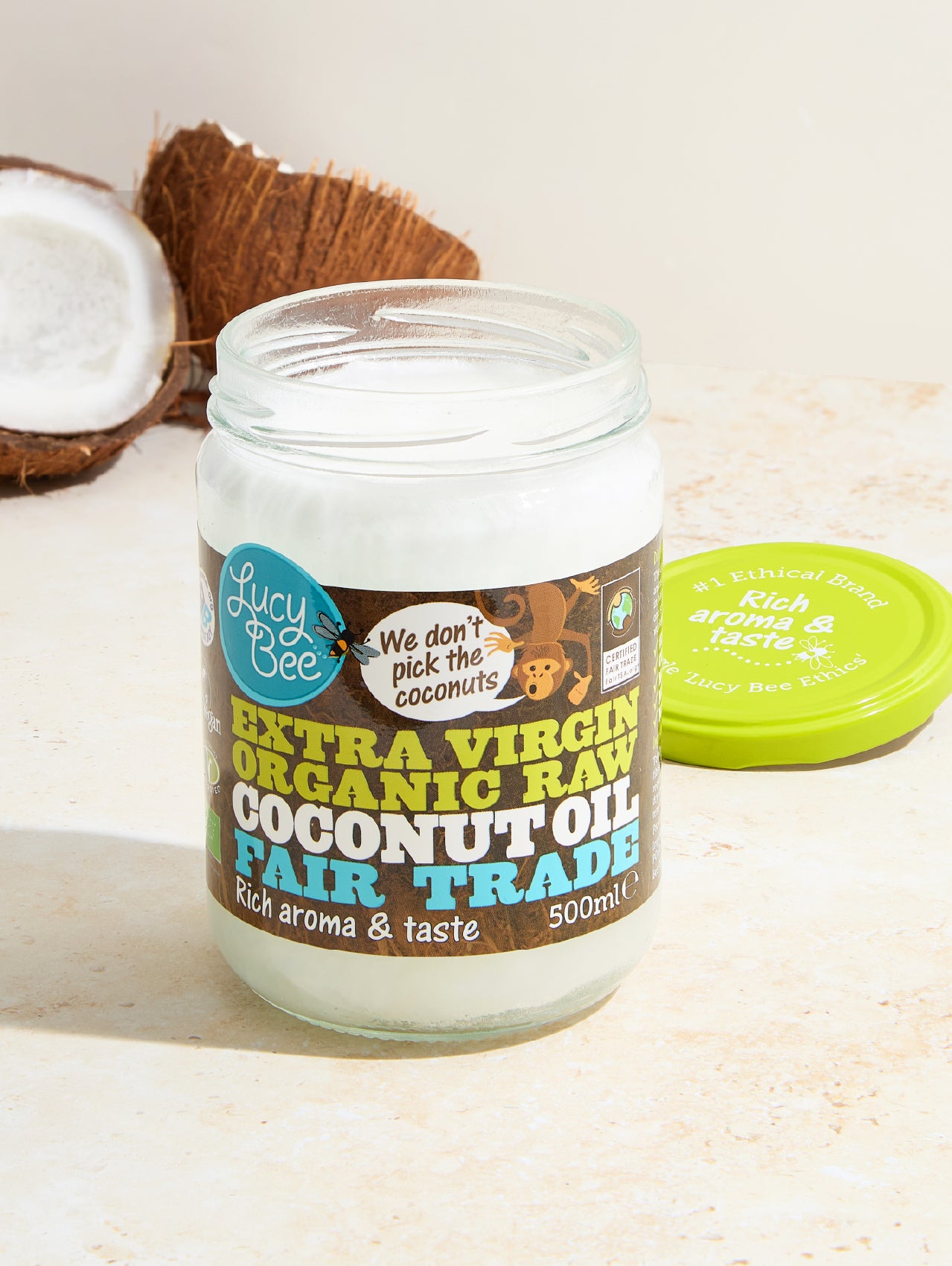 Extra Virgin Raw Organic Coconut Oil 500ml