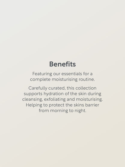 Complete Moisturising Face Care Routine with Travel Wash Bag