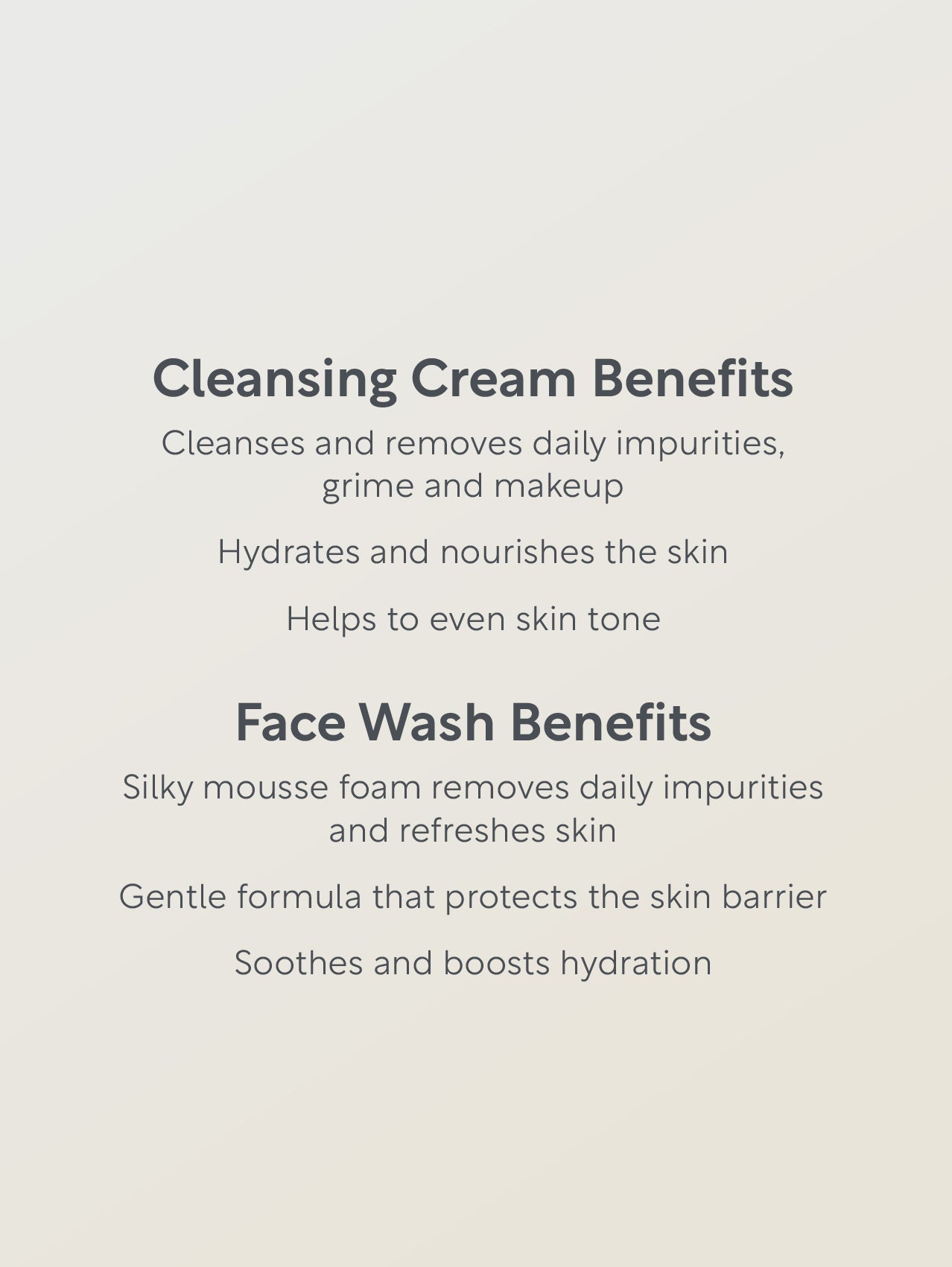 Double Cleanse the Day Away