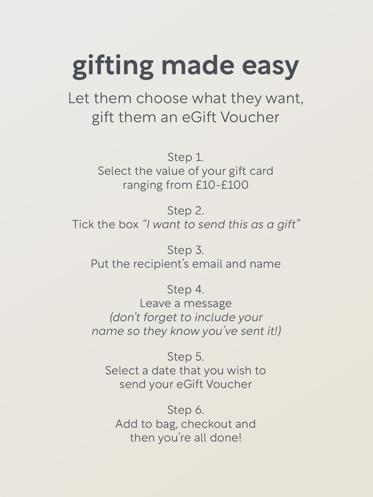Lucy Bee eGift Voucher