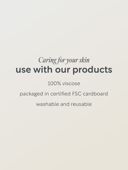Text on a light gray background about using products with skin care benefits.