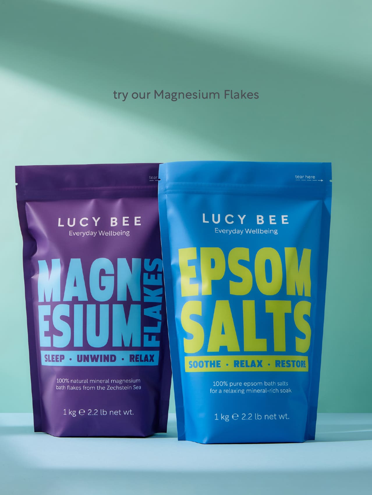 Lucy Bee Epsom Salts and Magnesium Bath Salts