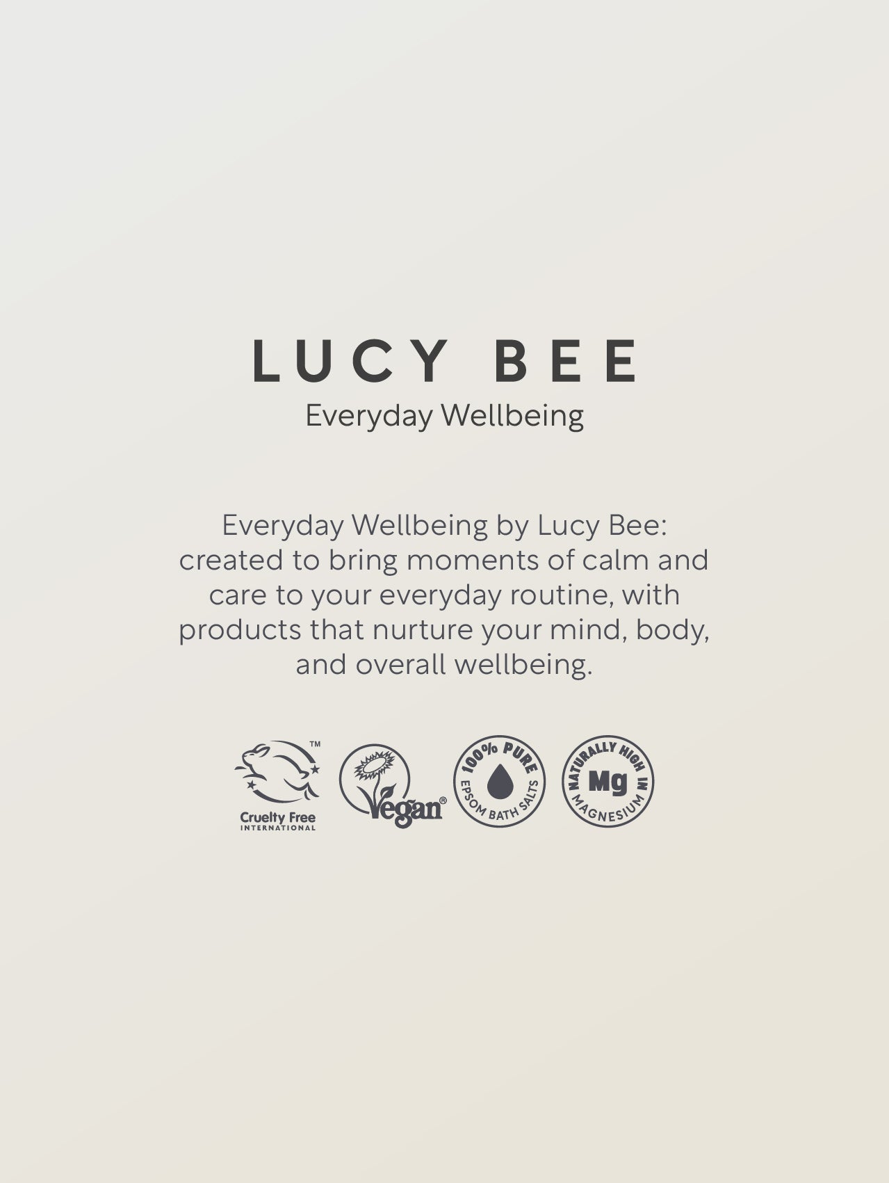 Lucy Bee Epsom Salts for Muscles