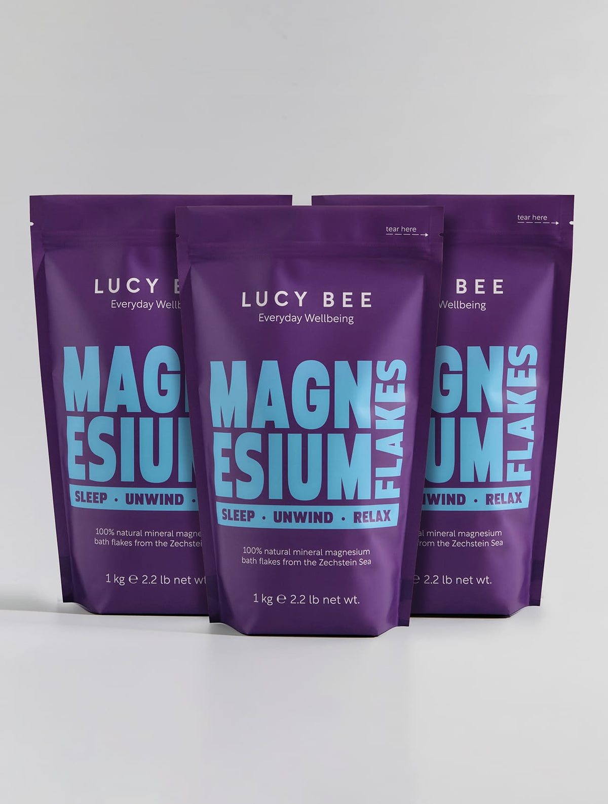 3 x Magnesium Flakes for Bath