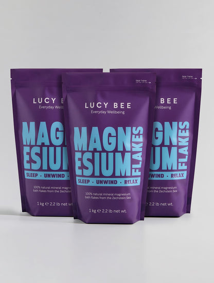 3 x Magnesium Flakes for Bath