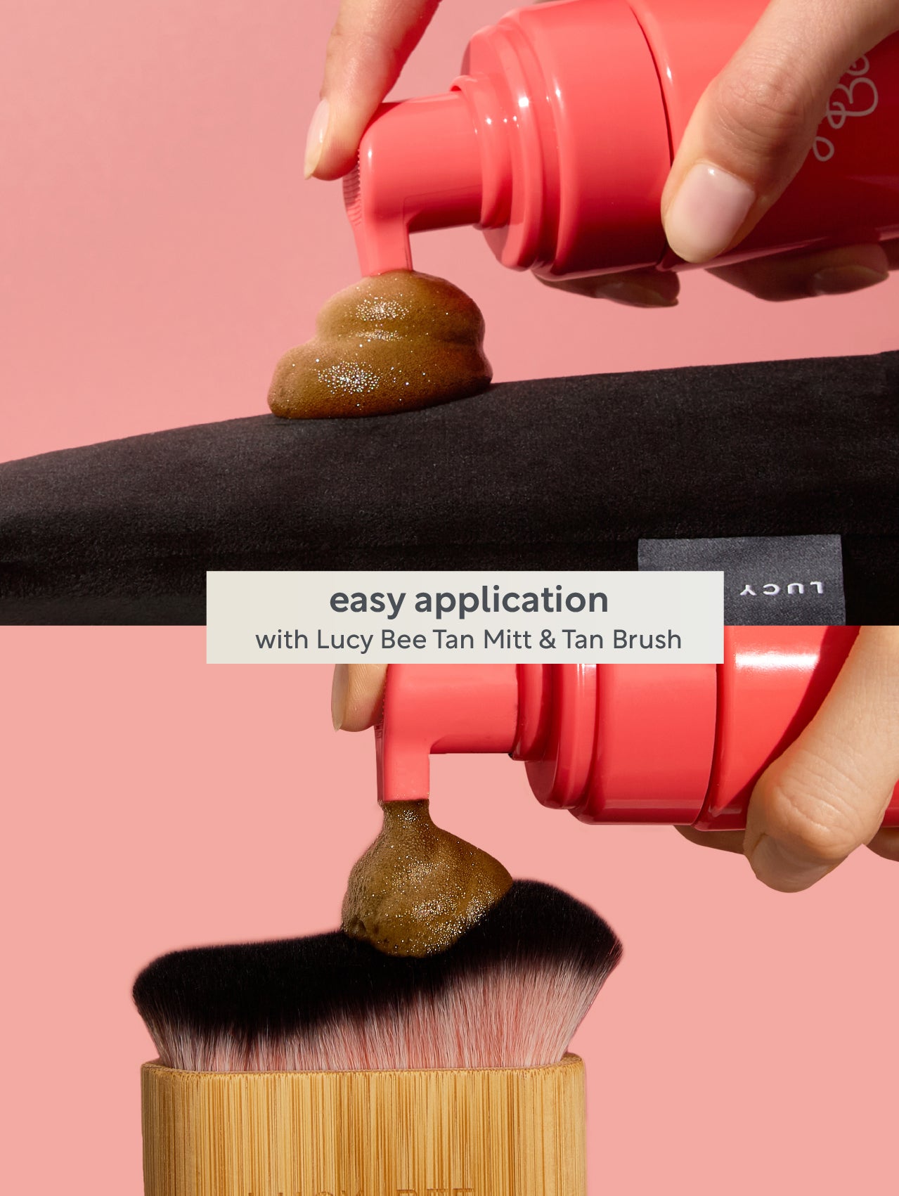 Tan Mousse, Mitt & Brush