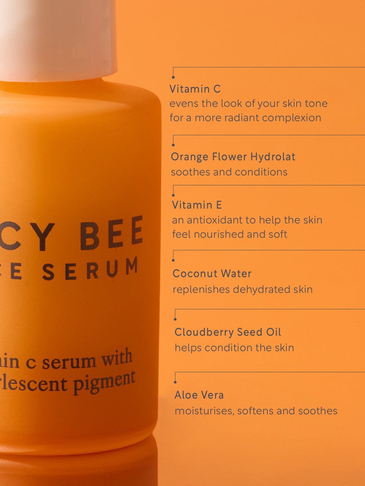 Organic Face Serum with Vitamin C 30ml