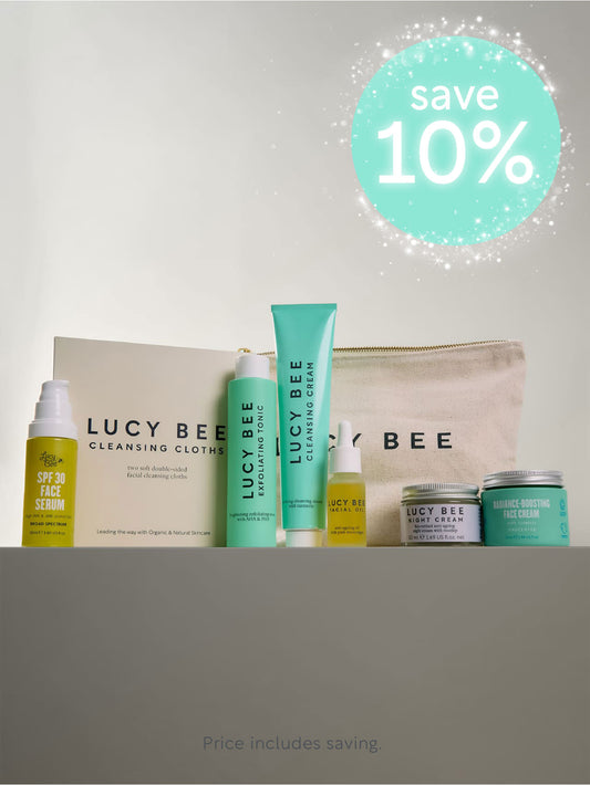 Complete Moisturising Face Care Routine with Travel Wash Bag