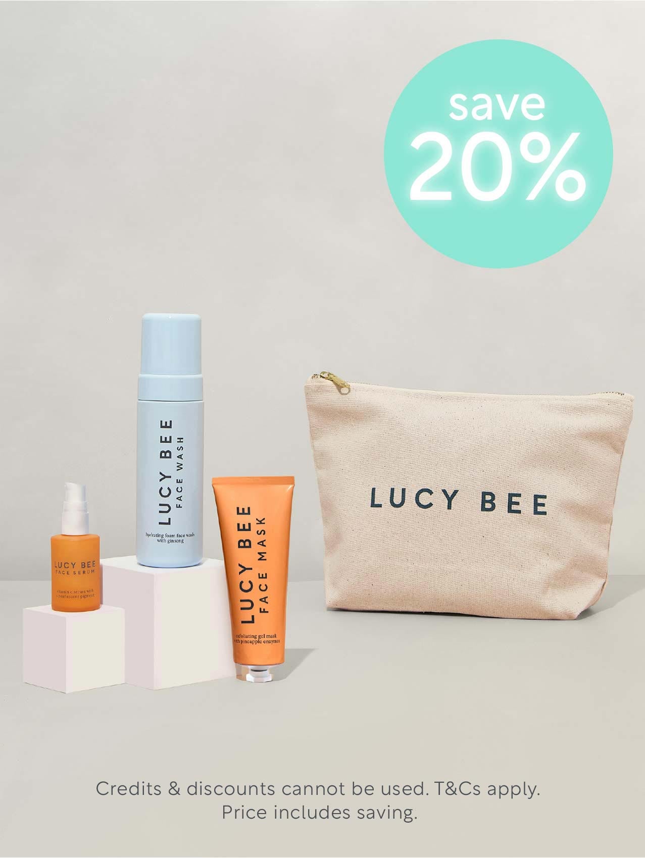 Revitalising Skin Care Kit with Travel Wash Bag