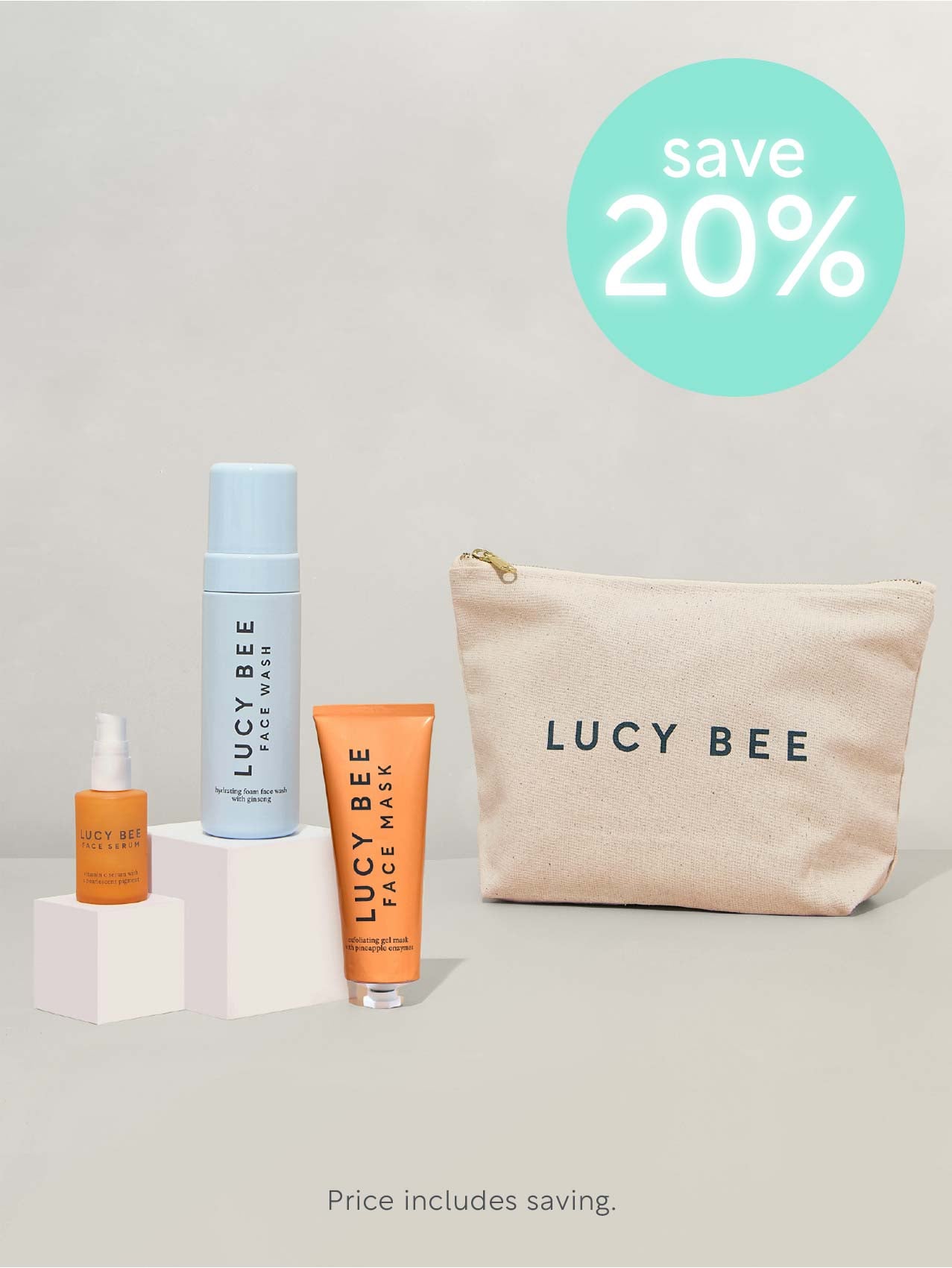 Revitalising Skin Care Kit with Travel Wash Bag