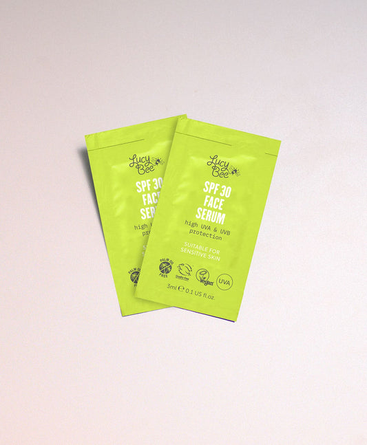 SPF Samples for Sensitive Skin by Lucy Bee